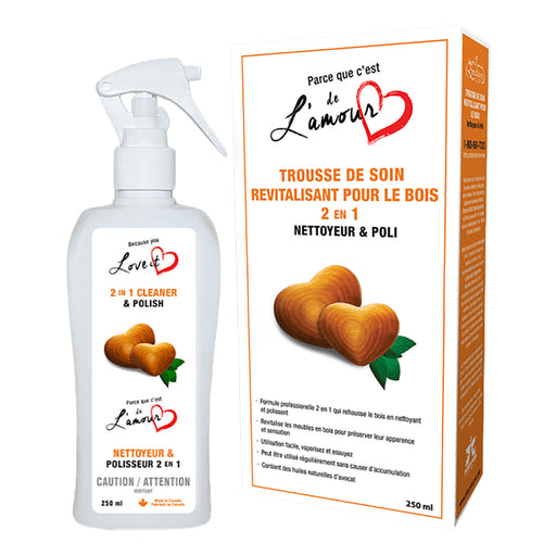 Trousse revitalisante pour bois 2 en 1