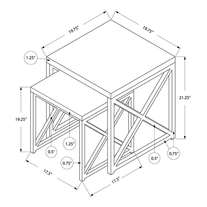 Table Gigogne 2 mcx