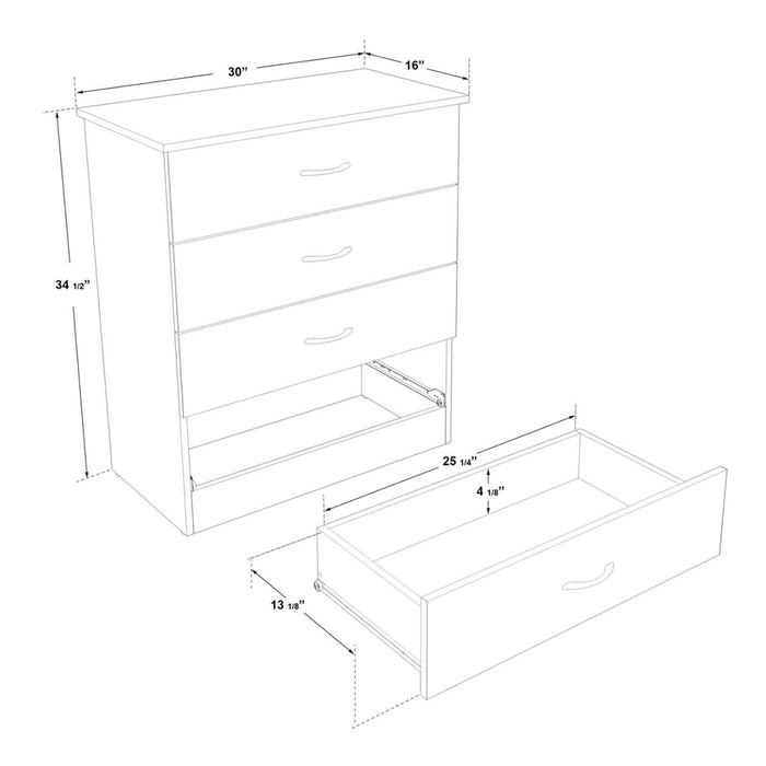 Commode 4 tiroirs