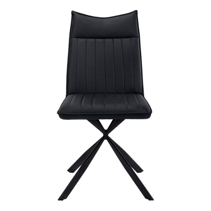 Chaise acier noir