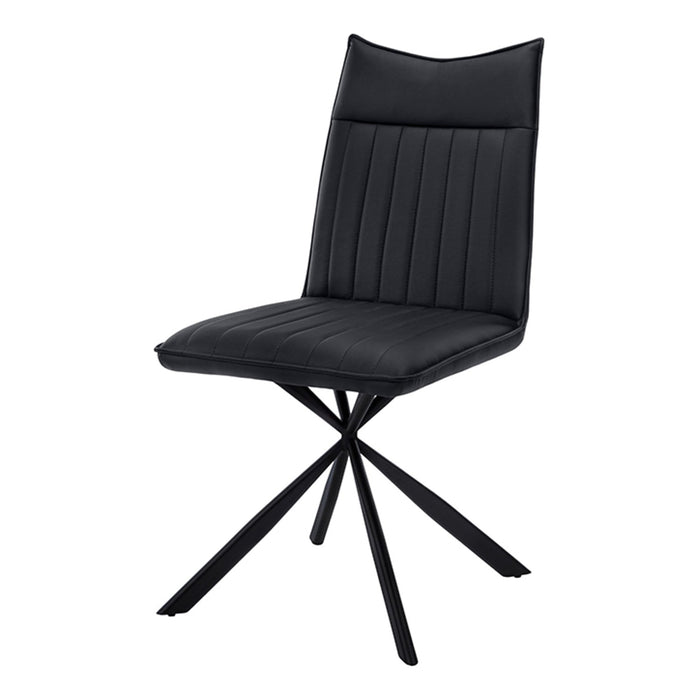 Chaise acier noir