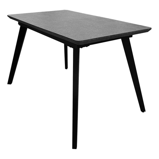 Table Arabica avec rallonge escamotable.