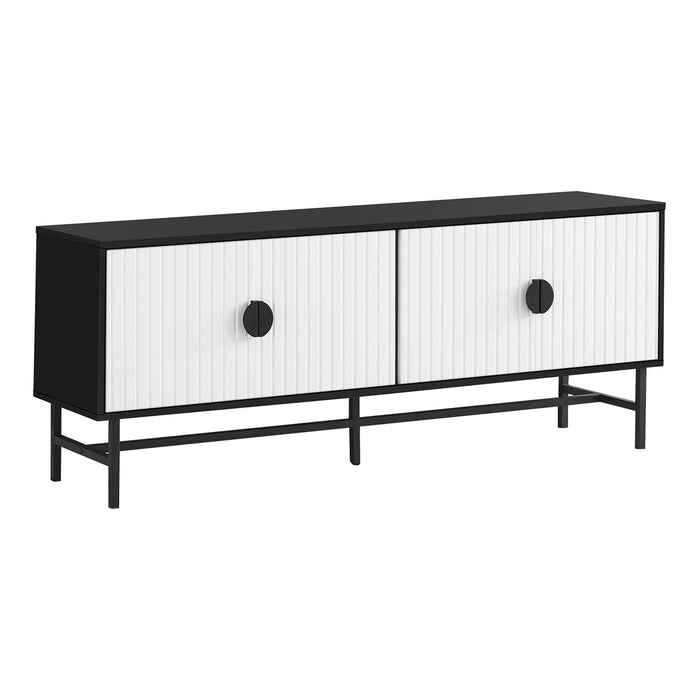 Meuble TV Blanc et noir 60"