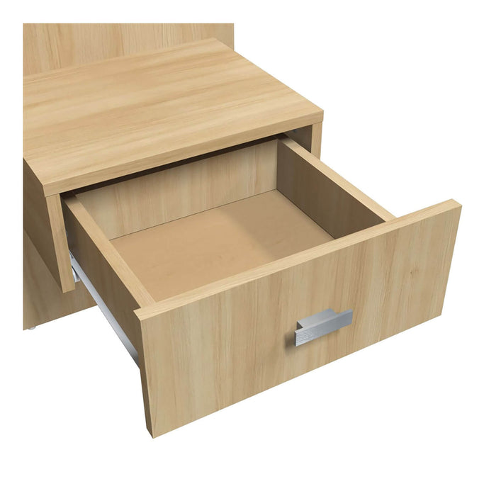 Ensemble de deux tables de nuit murale