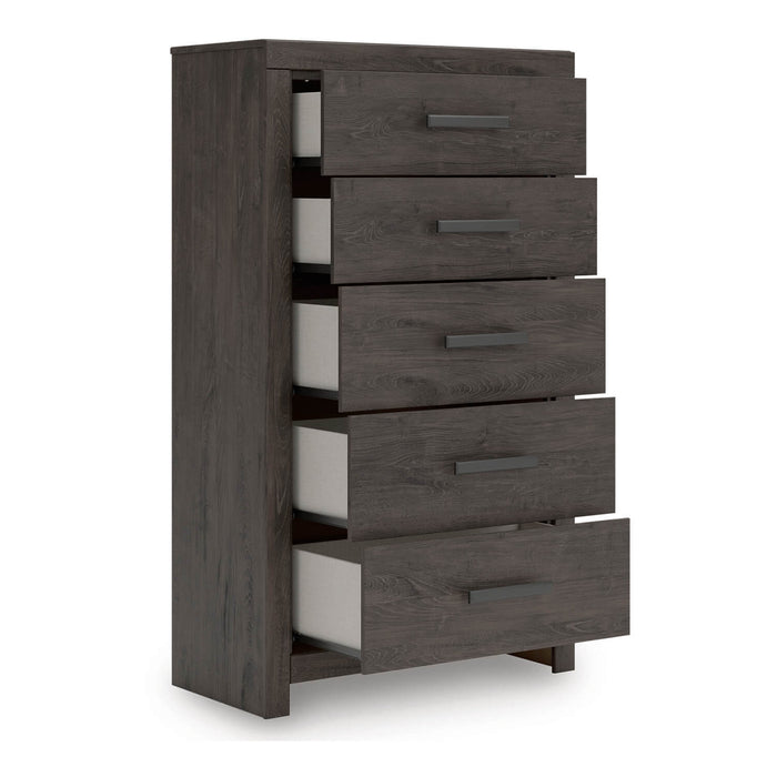 Commode 5 tiroirs Cayboni