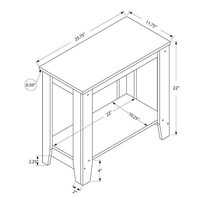 Table d'appoint taupe