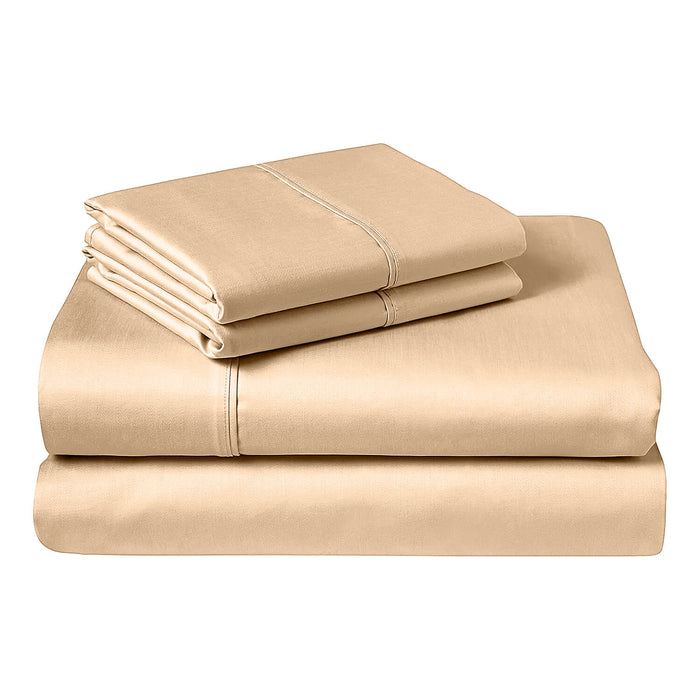 Drap bambou coton égyptien satiné 330 fils